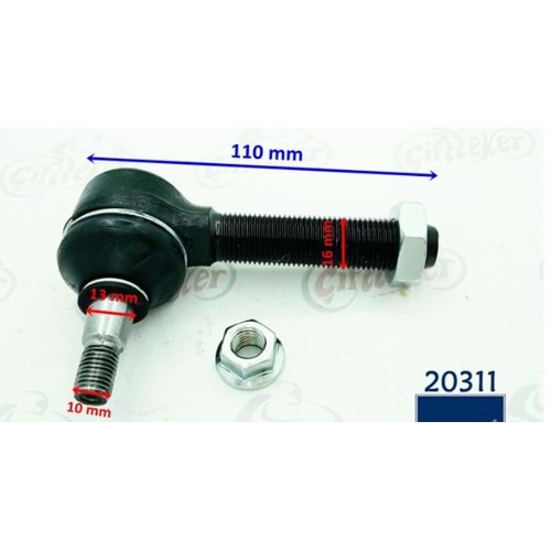 ATV ÜST ROTİL 10-13-16-110 mm