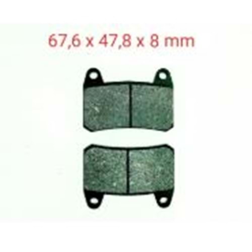 BUCCANEER 250i - NEVADA 250i ÖN FREN DİSK BALATASI FA658