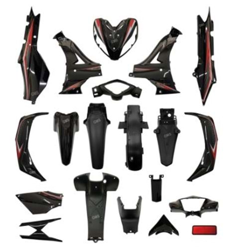 EGE KAPORTA SETİ SİYAH