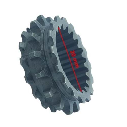 125 MH-MR-MC KRANK YAĞ POMPA DİŞLİSİ 16T 2/3 ÖM