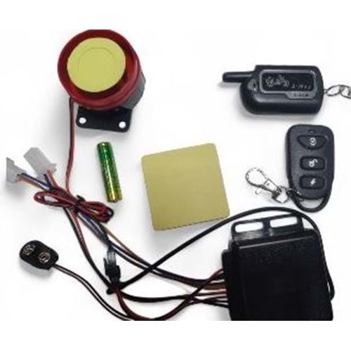 MOTORSİKLET ALARM YENİ MODEL KUMANDA TİTREŞİMLİ