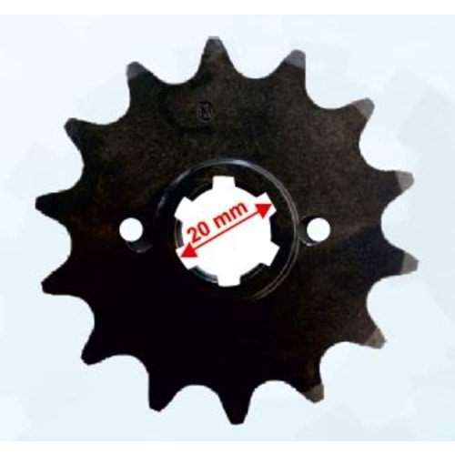 ÖN DİŞLİ MCT CHOOPER 14T-520 RKS blackwolf