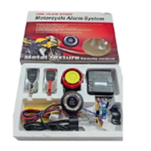 MOTOR UZAKTAN KUMANDA+ALARM PİLLİ STARSTOPLU