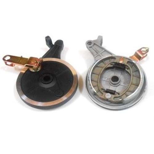 E-BİSİKLET ARKA KAMPANA BALATALI siyah 15mm ARORA