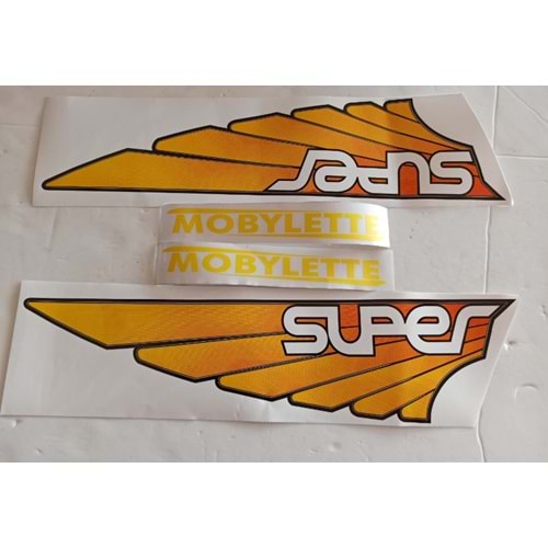 MOBYLETTE 52 SUPER 2008 YAZI TAKIMI sarı