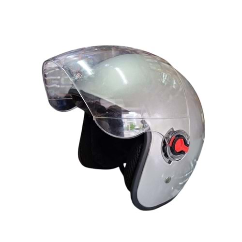 KASK ÇENESİZ GRİ