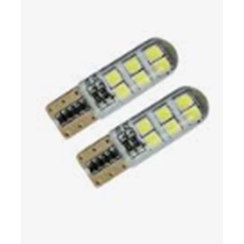 12V DİPSİZ LEDLİ AMPÜL BEYAZ FORZA 6 LED