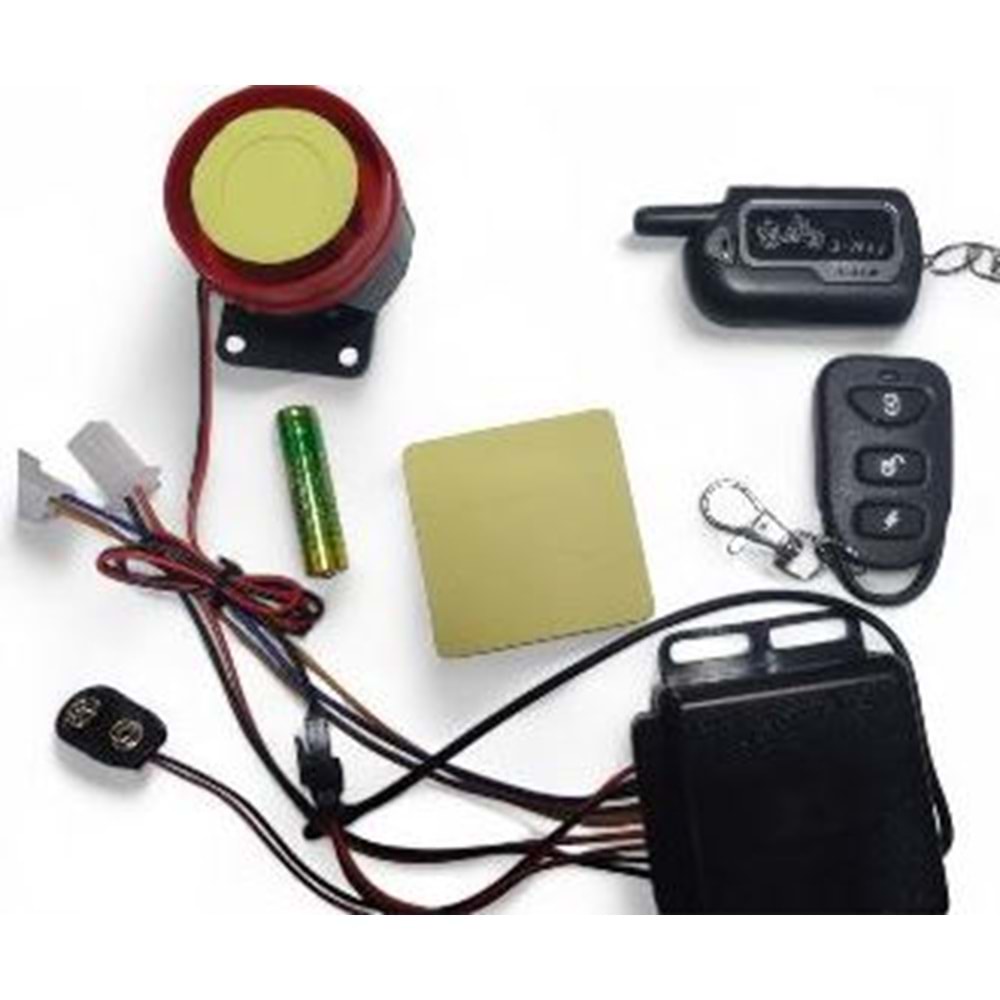 MOTORSİKLET ALARM YENİ MODEL KUMANDA TİTREŞİMLİ